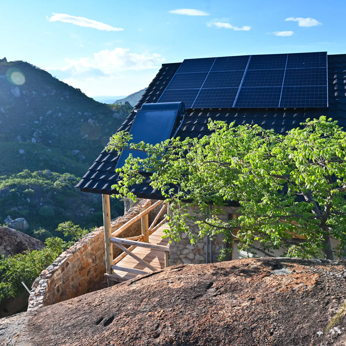 Sustainable retreat lodge